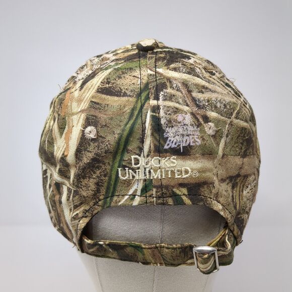 Ducks Unlimited Slideback Hat Camo One Size Hunting Outdoor Cap 6 Panel - Picture 5 of 8